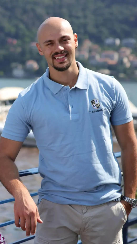 Andrea, Captain of Il Medeghino on Lake Como