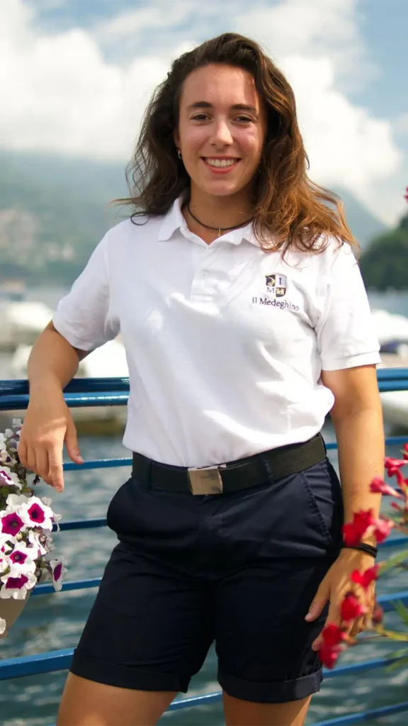 Elisa, Captain of Il Medeghino on Lake Como