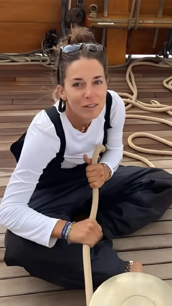 Manuela, Captain of Il Medeghino on Lake Como