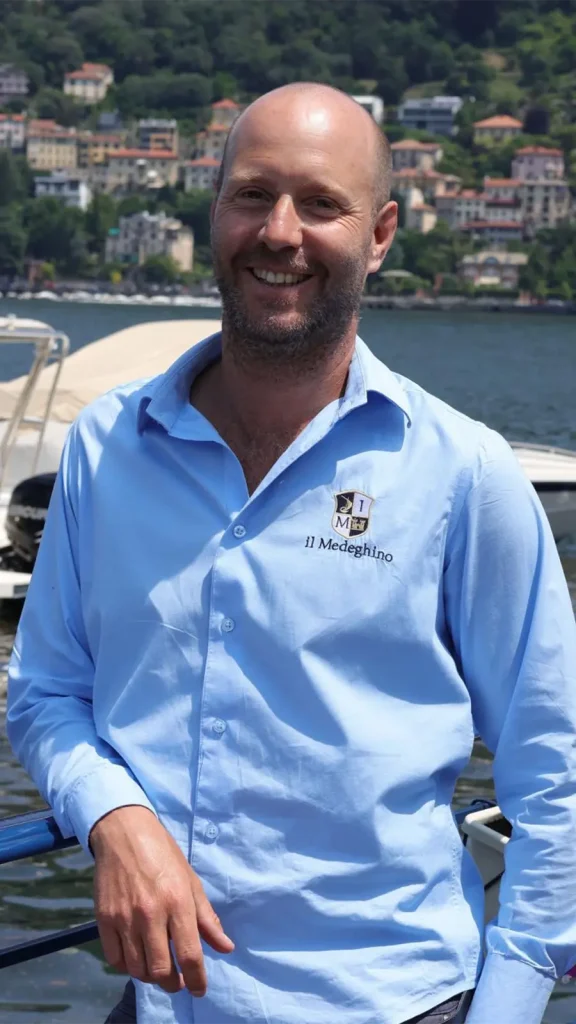 Valentino, Captain of Il Medeghino on Lake Como