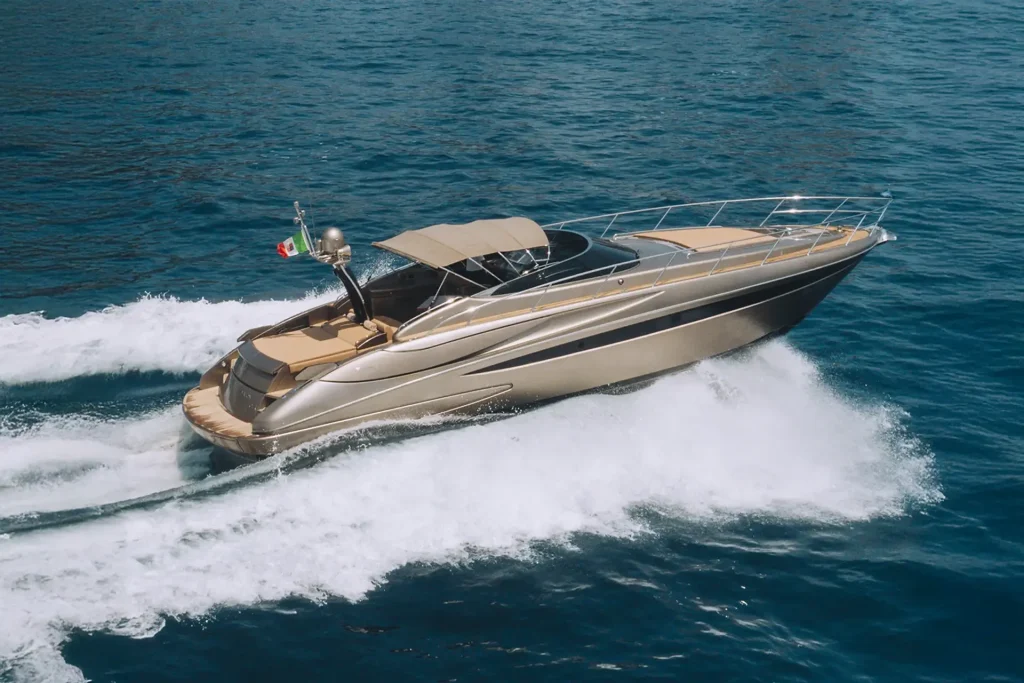 Largest Riva yacht on Lake Como