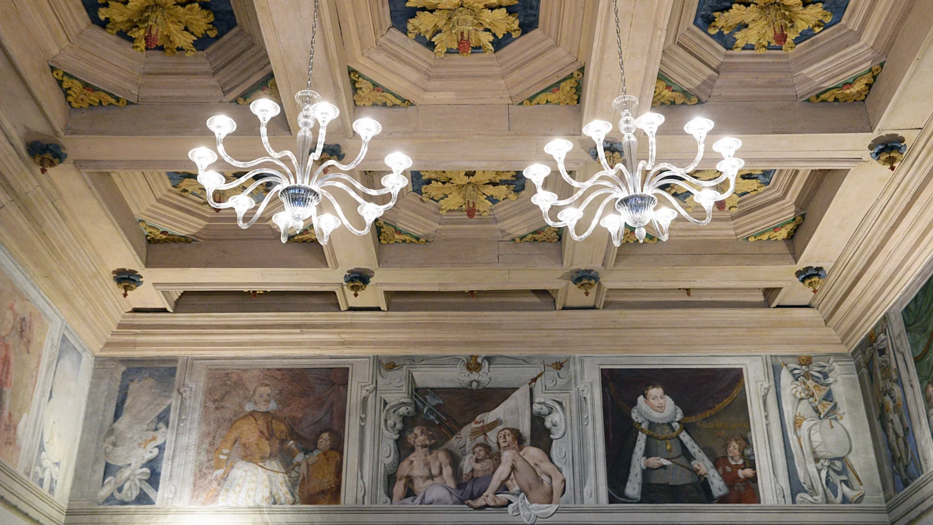 Soffitto di Palazzo Odescalchi a Como