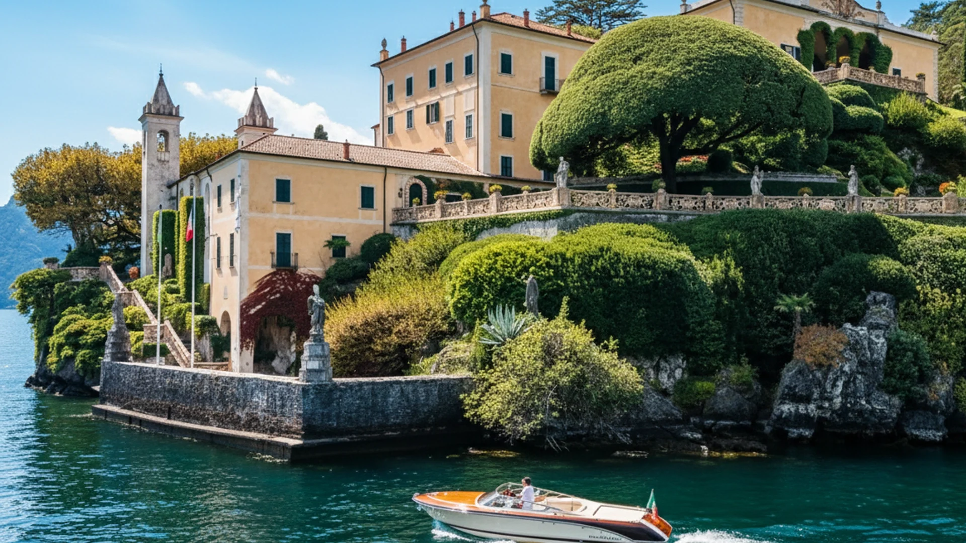 Villa Balbianello, eine der berühmtesten Attraktionen am Comer See