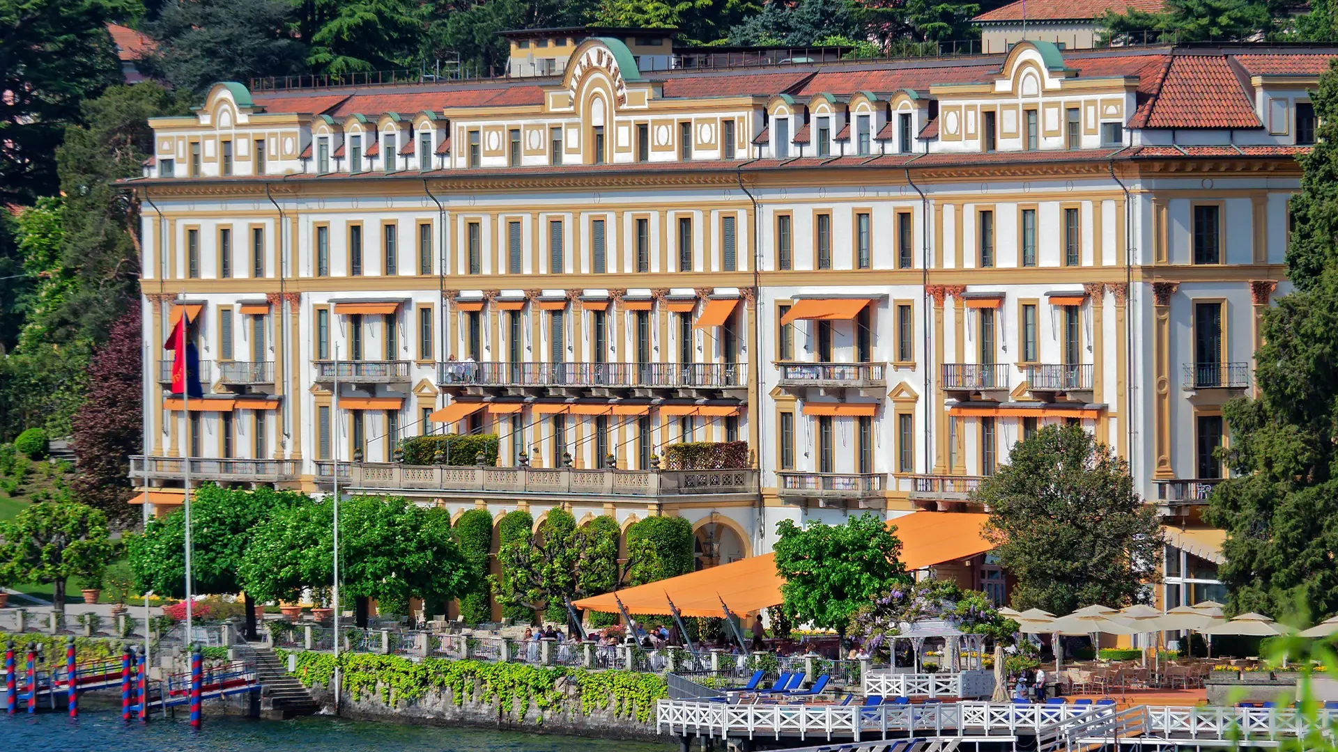 Villa d'Este, einer der Höhepunkte einer 1-stündigen privaten Bootstour auf dem Comer See